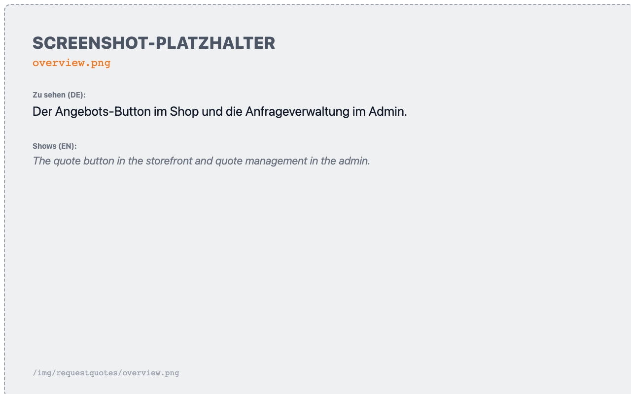 The quote button in the storefront and quote management in the admin
